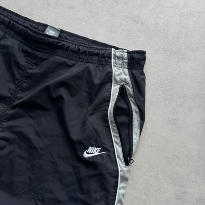 RARE 2000s Baggy Nike Trackpants Black - (M)