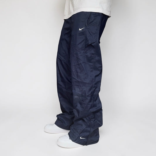 RARE 2000s Nike Trackpants Navy - (L)
