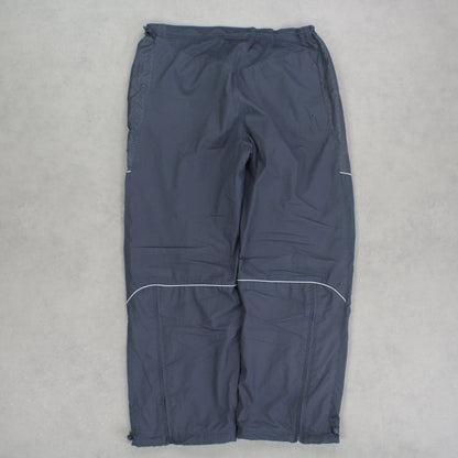 RARE Vintage 00s Nike Trackpants Grey - (L)