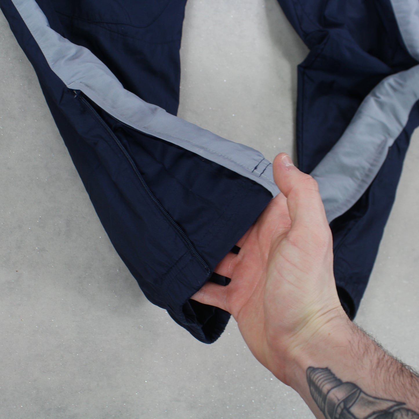 RARE 00s Nike Trackpants Navy - (S)