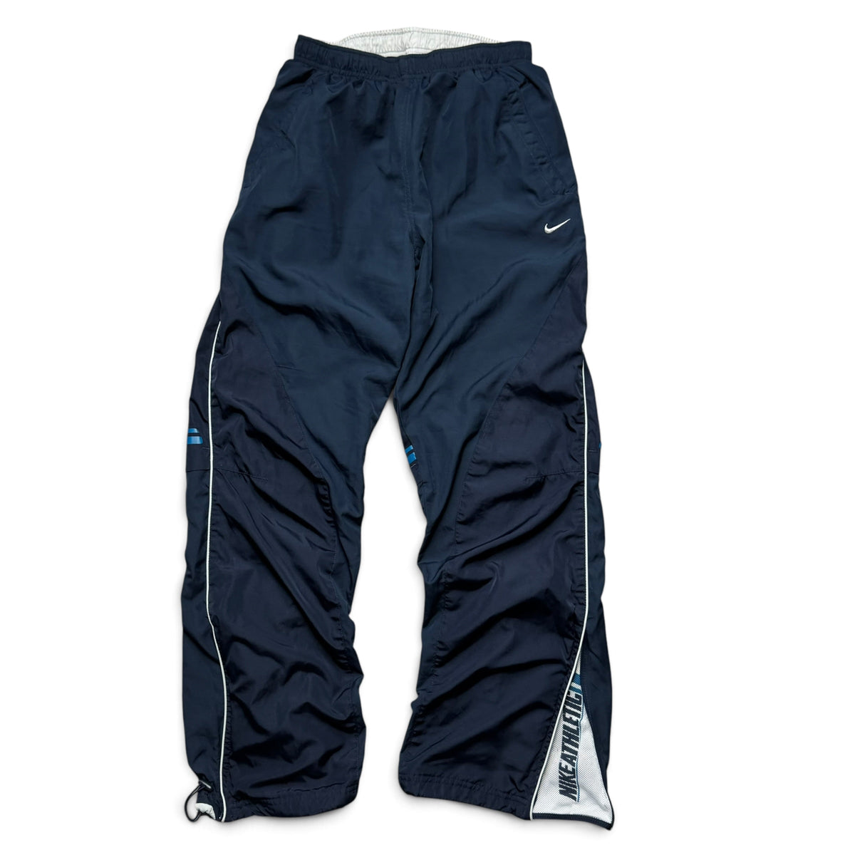 RARE 2000s Nike Trackpants Navy - (S) | PREMIUM