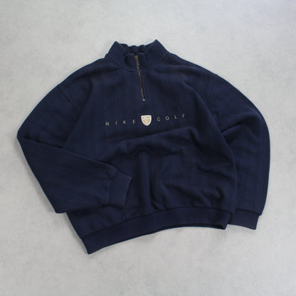 RARE Vintage 00s Nike Golf Sweatshirt Navy - (L)