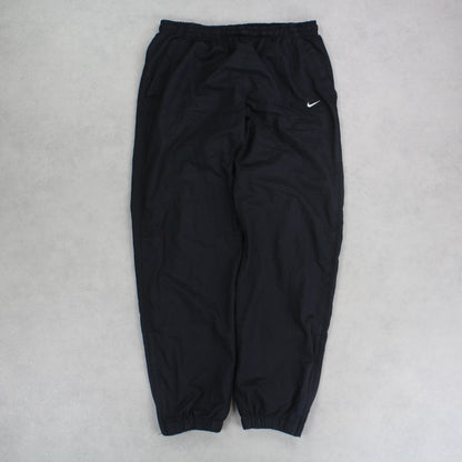 RARE Vintage 00s Nike Trackpants Black - (L)