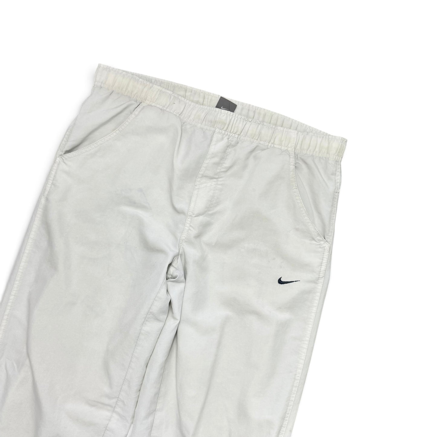 SUPER RARE 2000s Nike Trackpants Grey - (M)