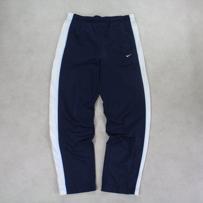 RARE 2000s Nike Trackpants Navy - (L)