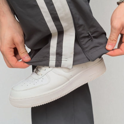 RARE 2000s Baggy Nike Trackpants Grey - (L)