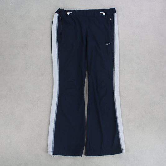 RARE 00s Womens Nike Trackpants Navy - (S)