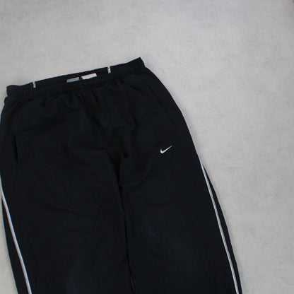 RARE 00s Nike Trackpants Black - (M)