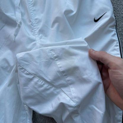 SUPER RARE 2000s Nike Trackpants White - (M)