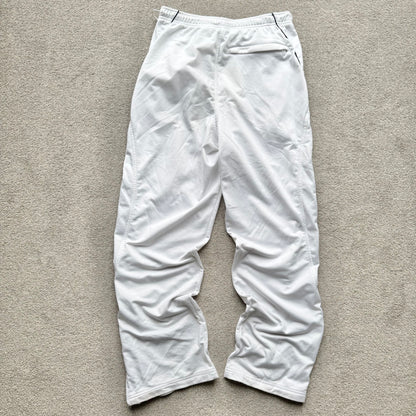 SUPER RARE 2000s Nike Trackpants White *PREMIUM* - (M)