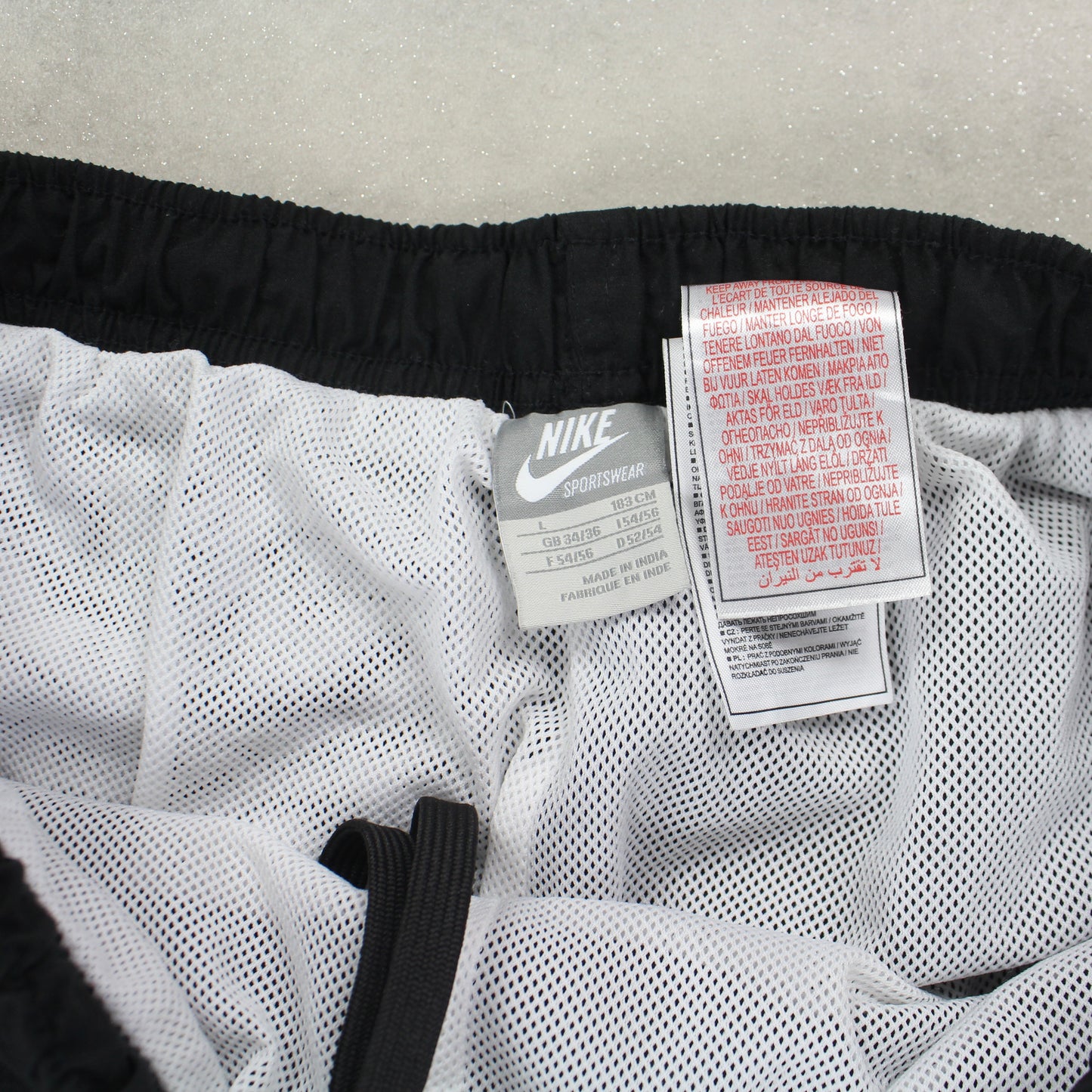 RARE 2000s Nike Trackpants Black - (M)