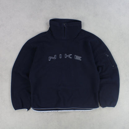 SUPER RARE 1990s Nike Fleece Navy - (L)