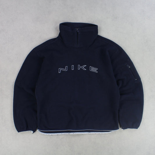SUPER RARE 1990s Nike Fleece Navy - (L)