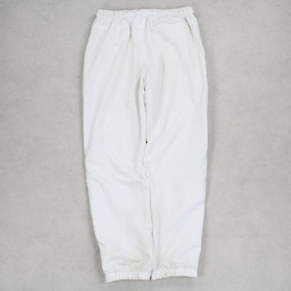 SUPER RARE 2000s Nike Trackpants White *PREMIUM* - (L)
