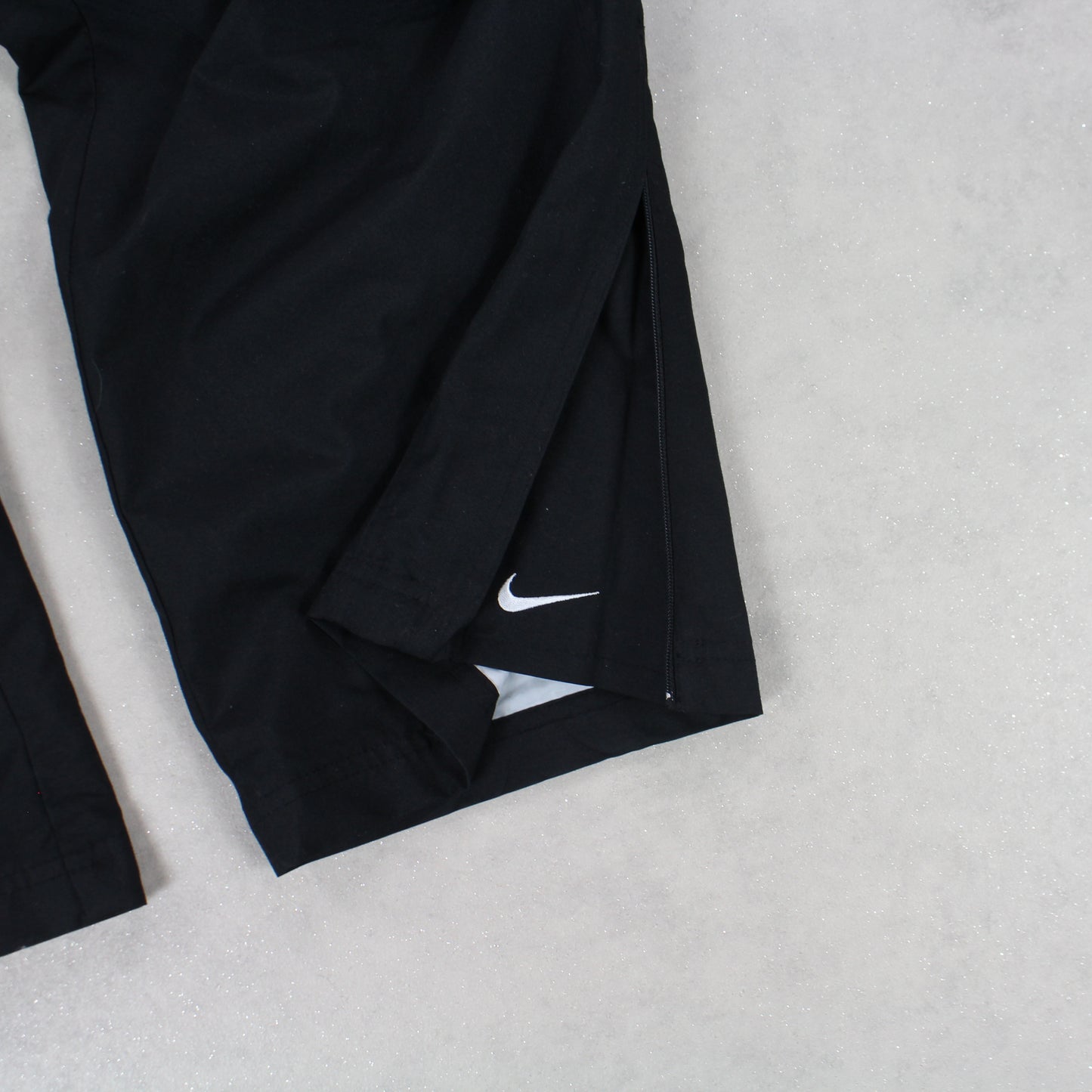 RARE 00s Baggy Nike Trackpants Black - (L)