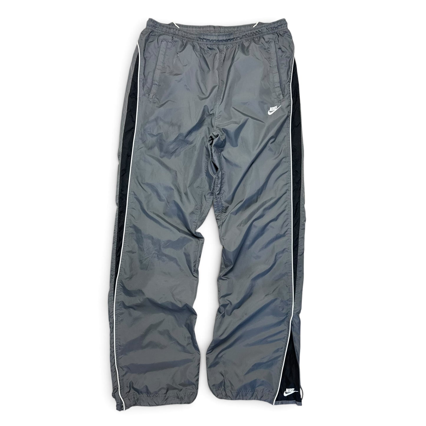 SUPER RARE 2000s Baggy Nike Trackpants Grey *PREMIUM* - (L)