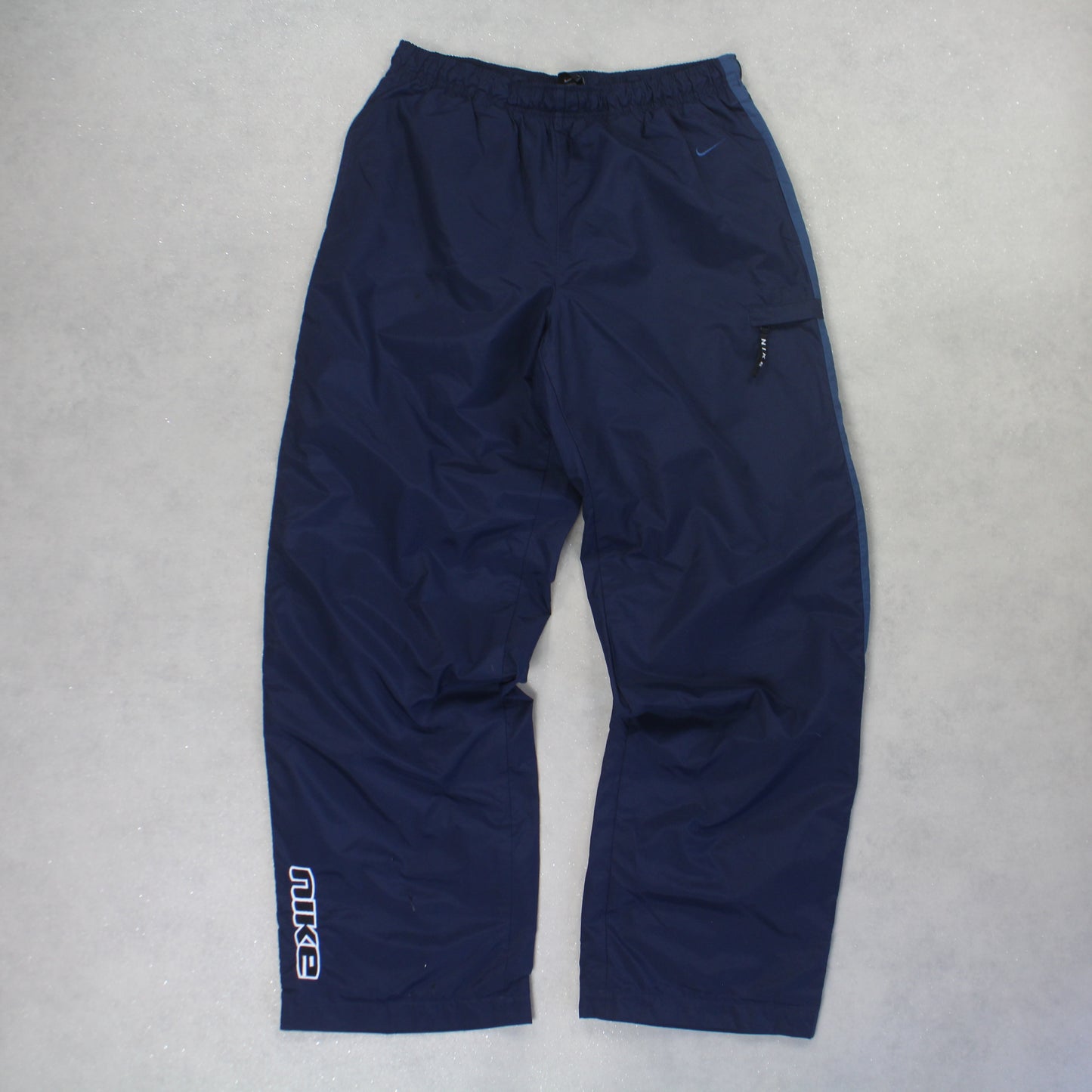 RARE 2000s Nike Trackpants Navy - (M)