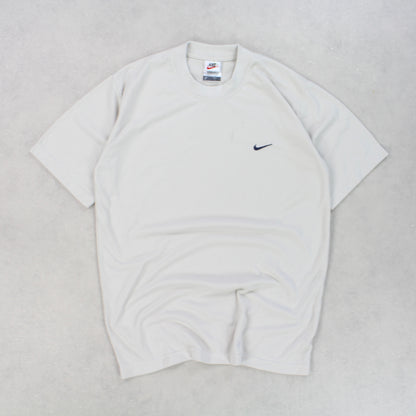 RARE 90s Nike T-Shirt Beige - (M)