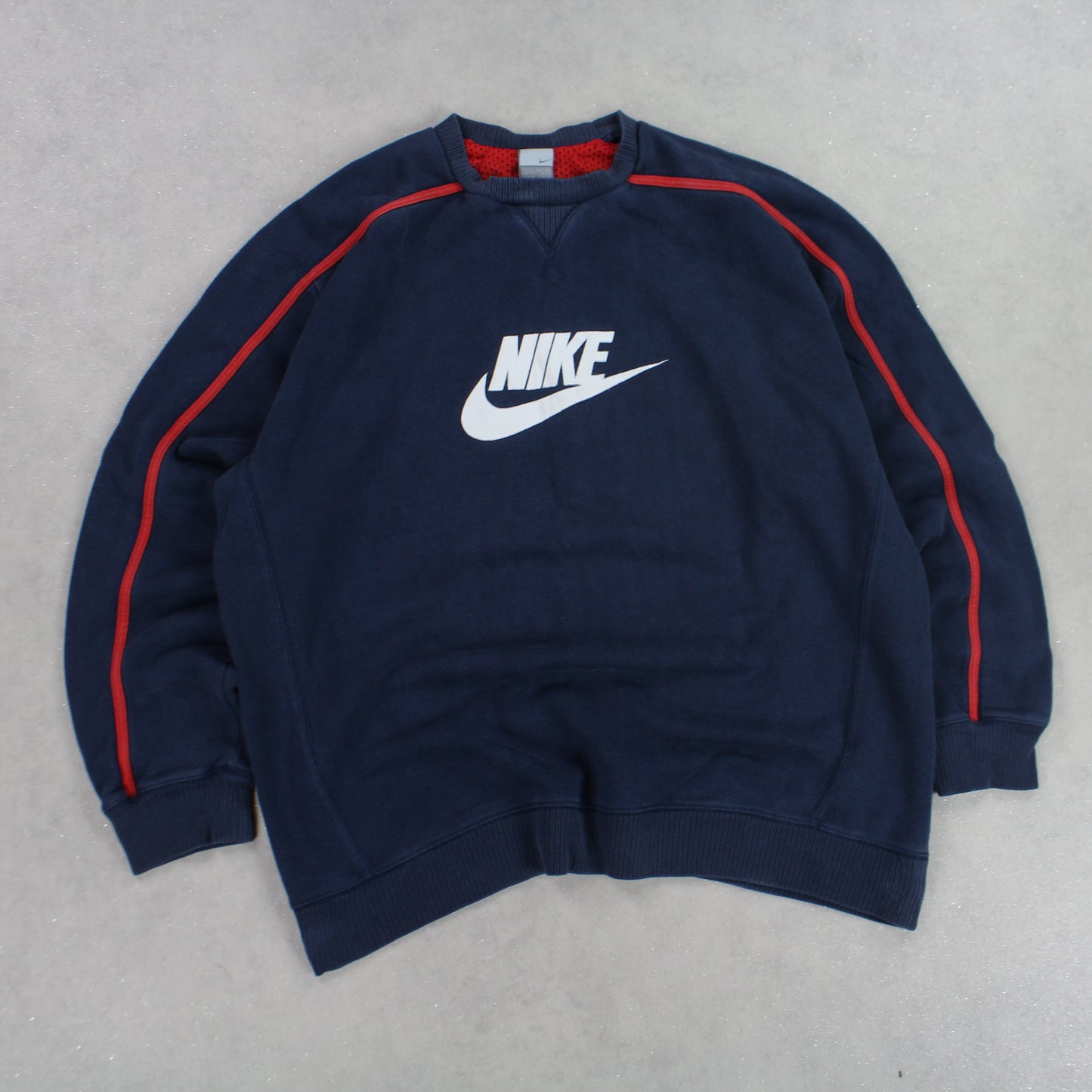 RARE 00s Nike Sweatshirt Navy - (XL)