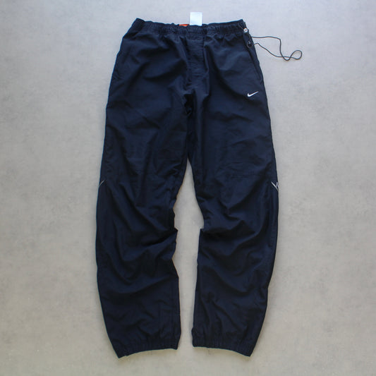 RARE 2000s Nike Air Trackpants Navy - (L)