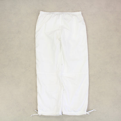 RARE Vintage 00s Nike Trackpants White - (L)