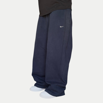 RARE 2000s Super Baggy Nike Joggers Navy - (XL)