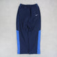 RARE Vintage 00s Nike Trackpants Blue - (M)