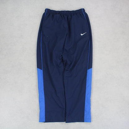 RARE Vintage 00s Nike Trackpants Blue - (M)