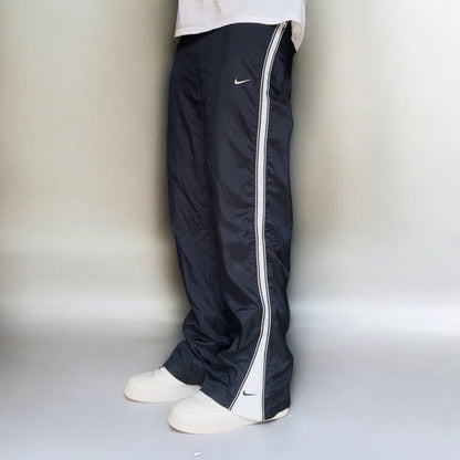 SUPER RARE 00s Nike Trackpants Navy - (S)