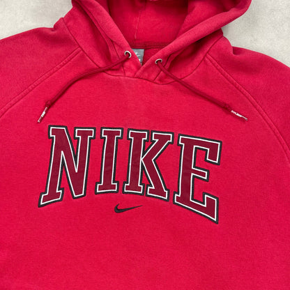 RARE Vintage 00s Nike Hoodie Red - (M)