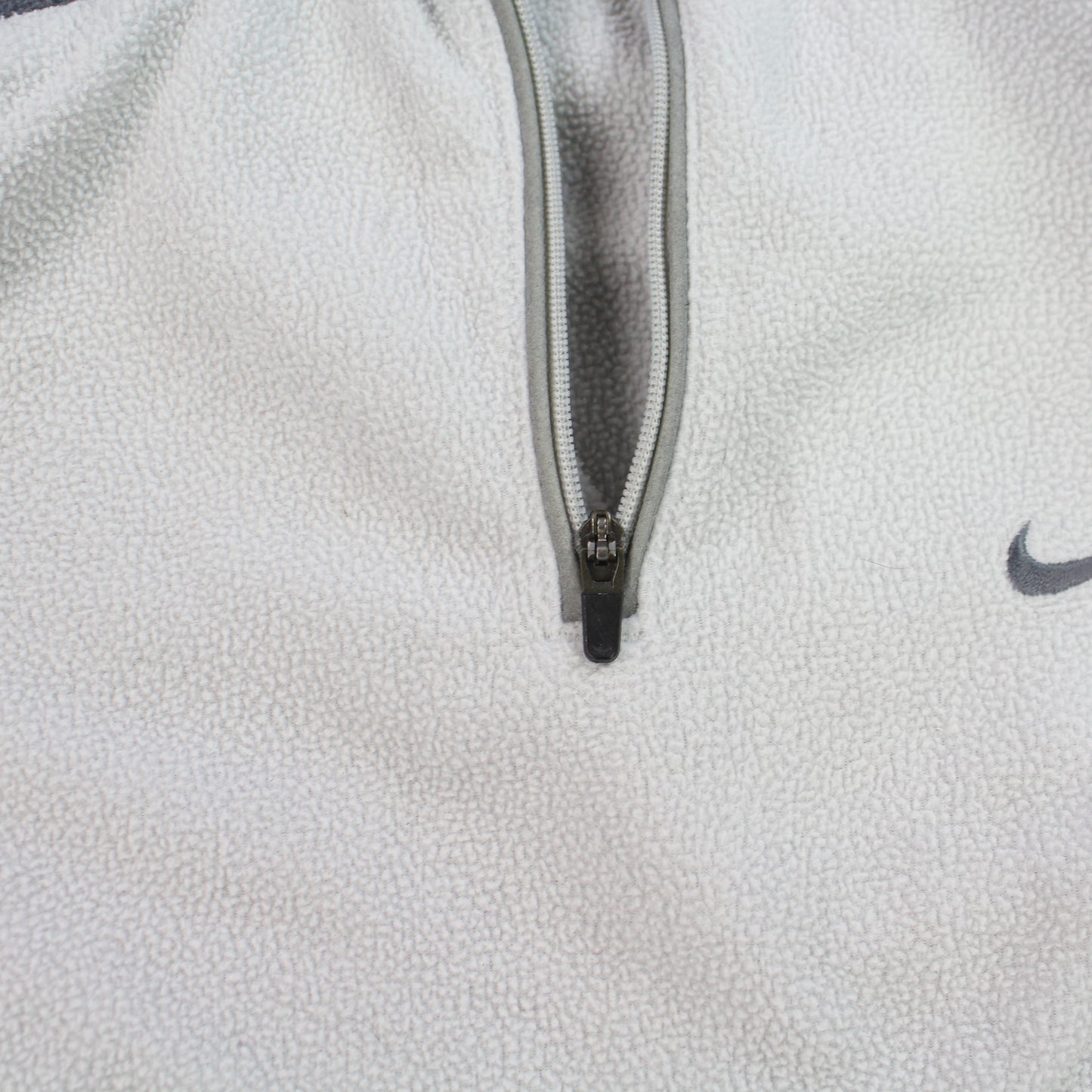 RARE 00s Nike 1/4 Fleece Grey - (L)