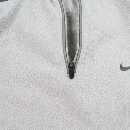 RARE 00s Nike 1/4 Fleece Grey - (L)