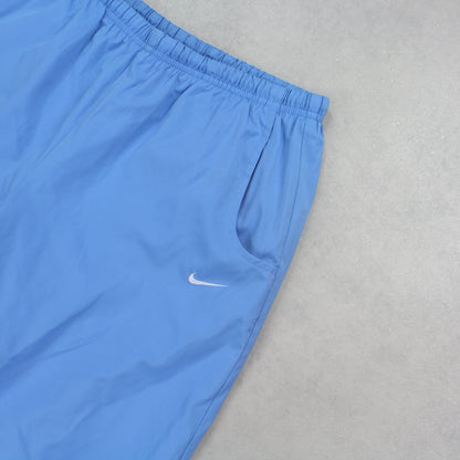 RARE 2000s Nike Trackpants Blue - (S)