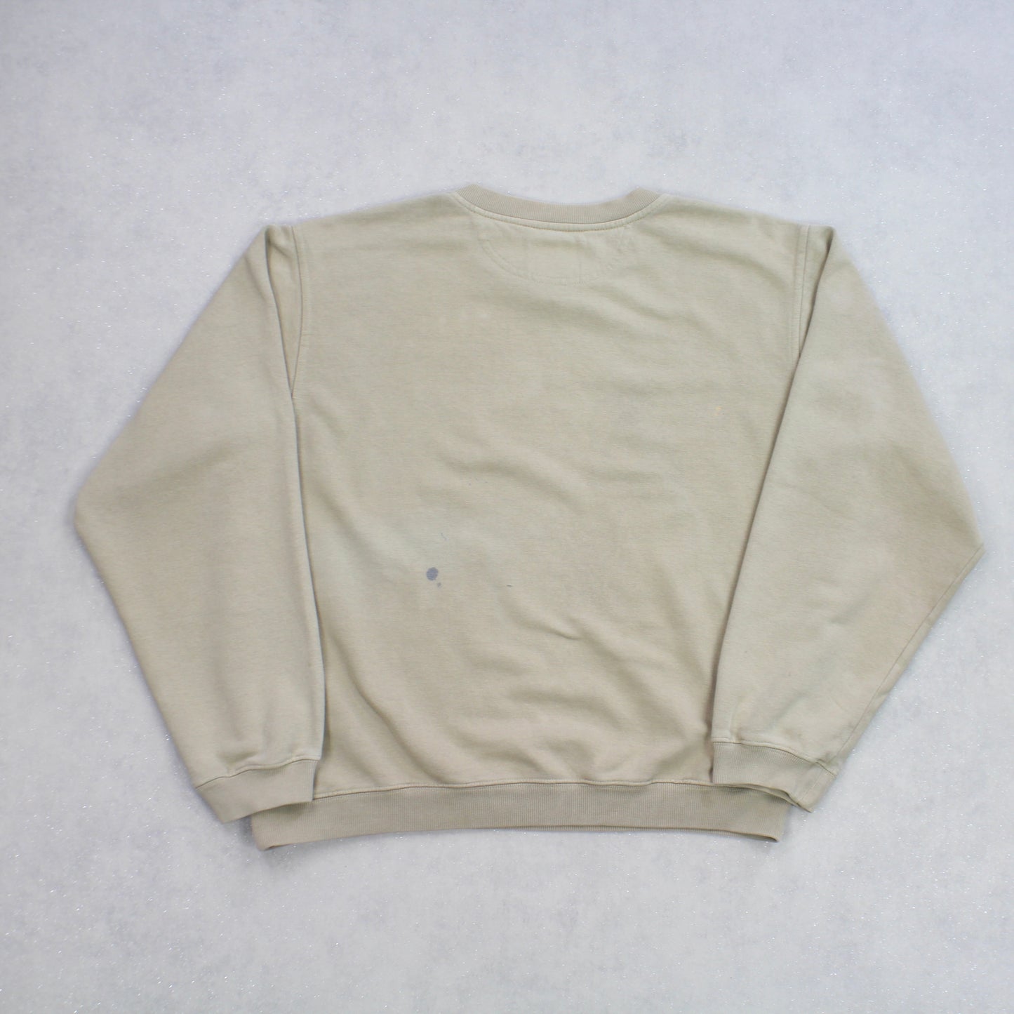 Vintage Nike Swoosh Sweatshirt Beige - (S)