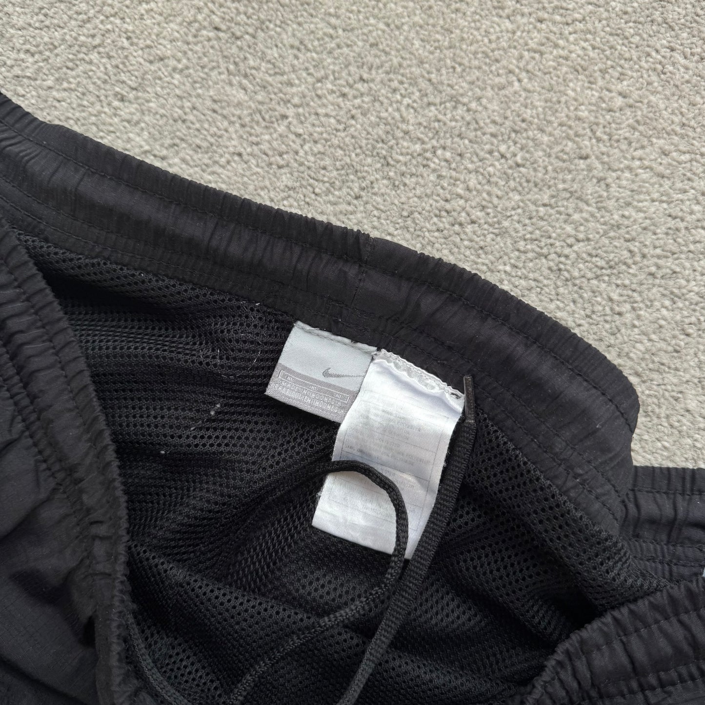 RARE 2000s Baggy Nike Trackpants Black - (L/XL)