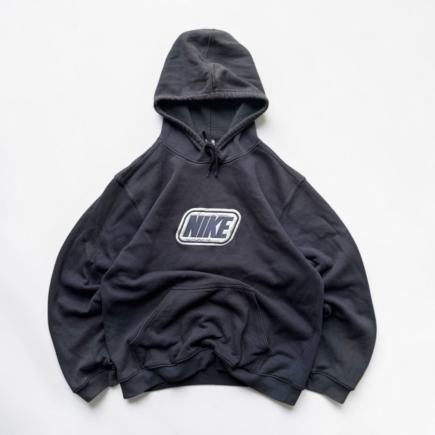 RARE 2000s Nike Hoodie Grey - (L)