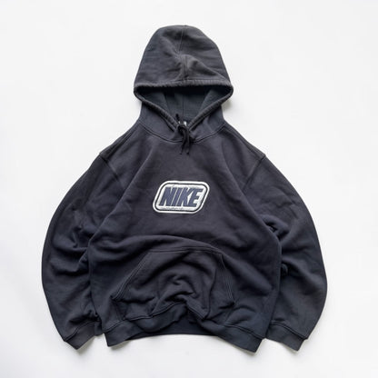 RARE 2000s Nike Hoodie Grey - (L)