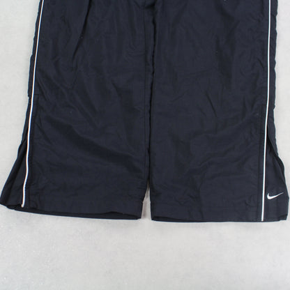 RARE Vintage 00s Nike Trackpants Black - (L)