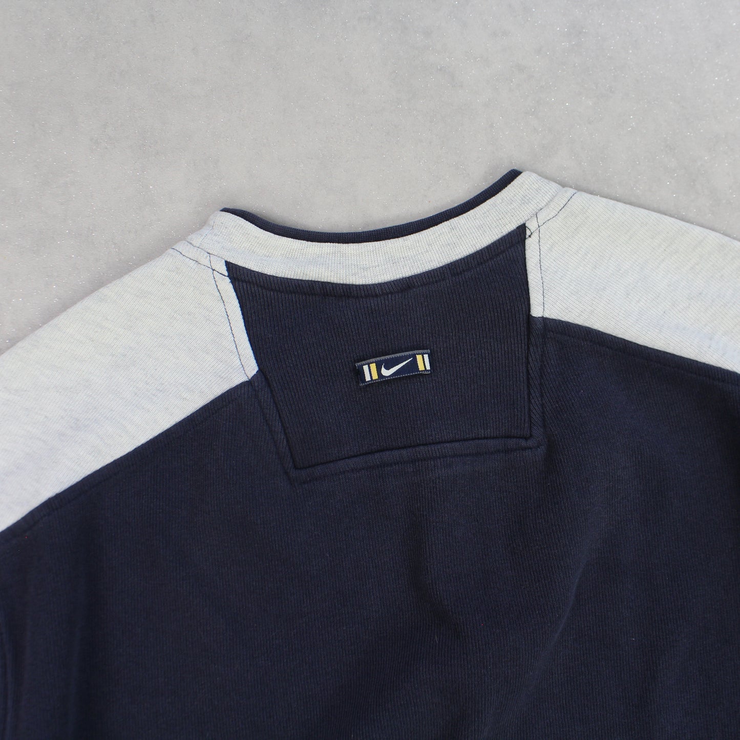 RARE Vintage 1990s Nike Swoosh Sweatshirt Navy - (L)