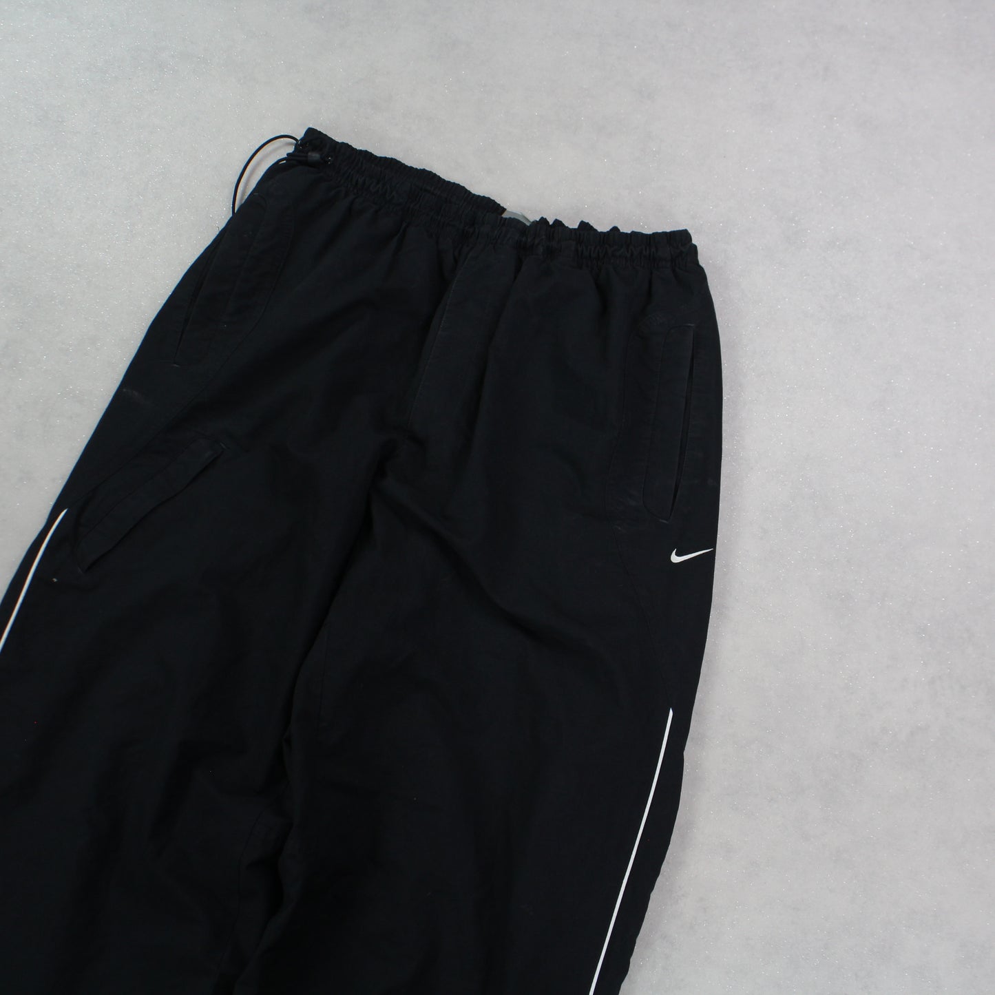 RARE 00s Nike Trackpants Black - (L)