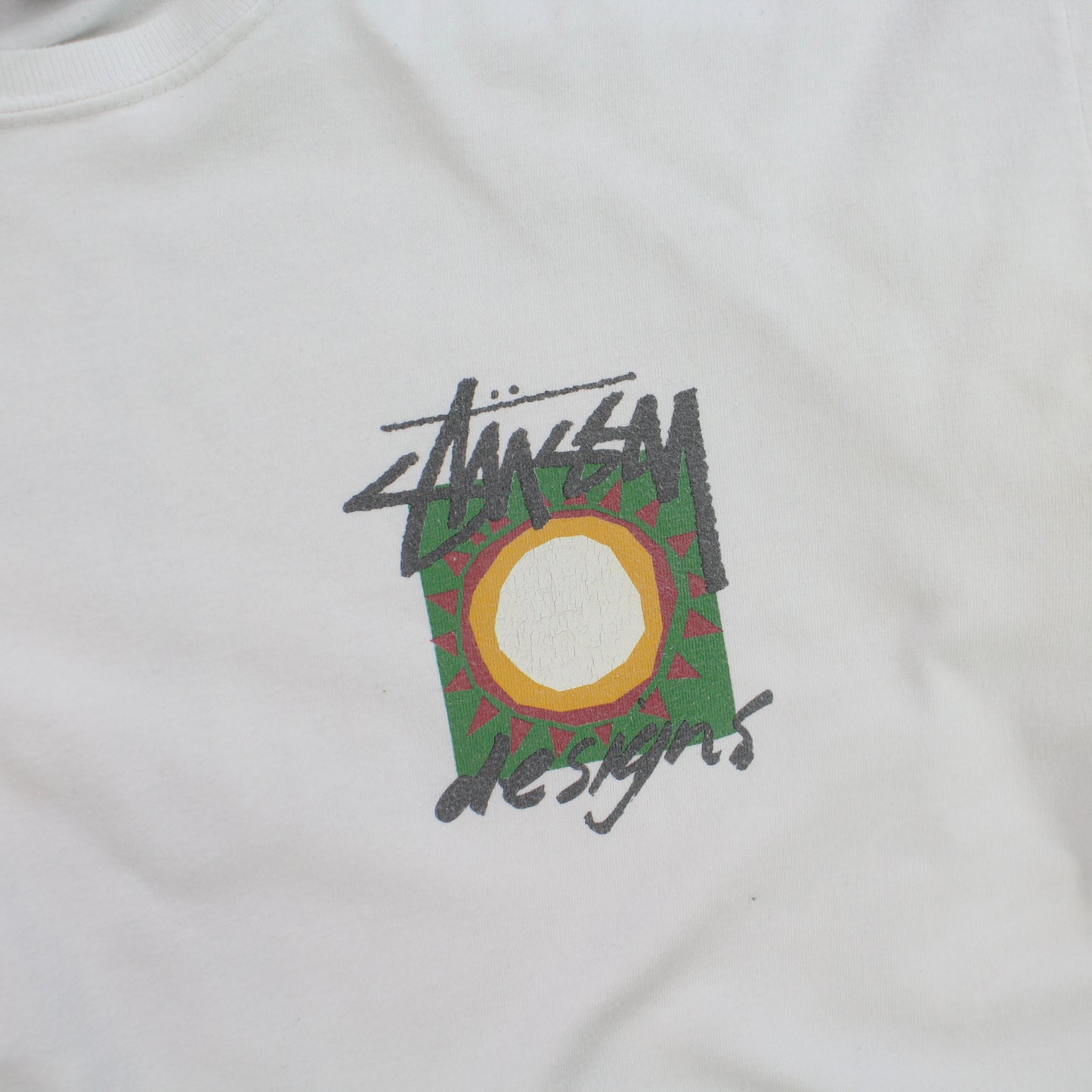 RARE Stüssy Long Sleeve T-Shirt White - (L)