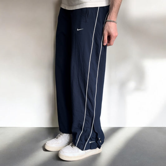 RARE 2000s Nike Trackpants Navy - (S)