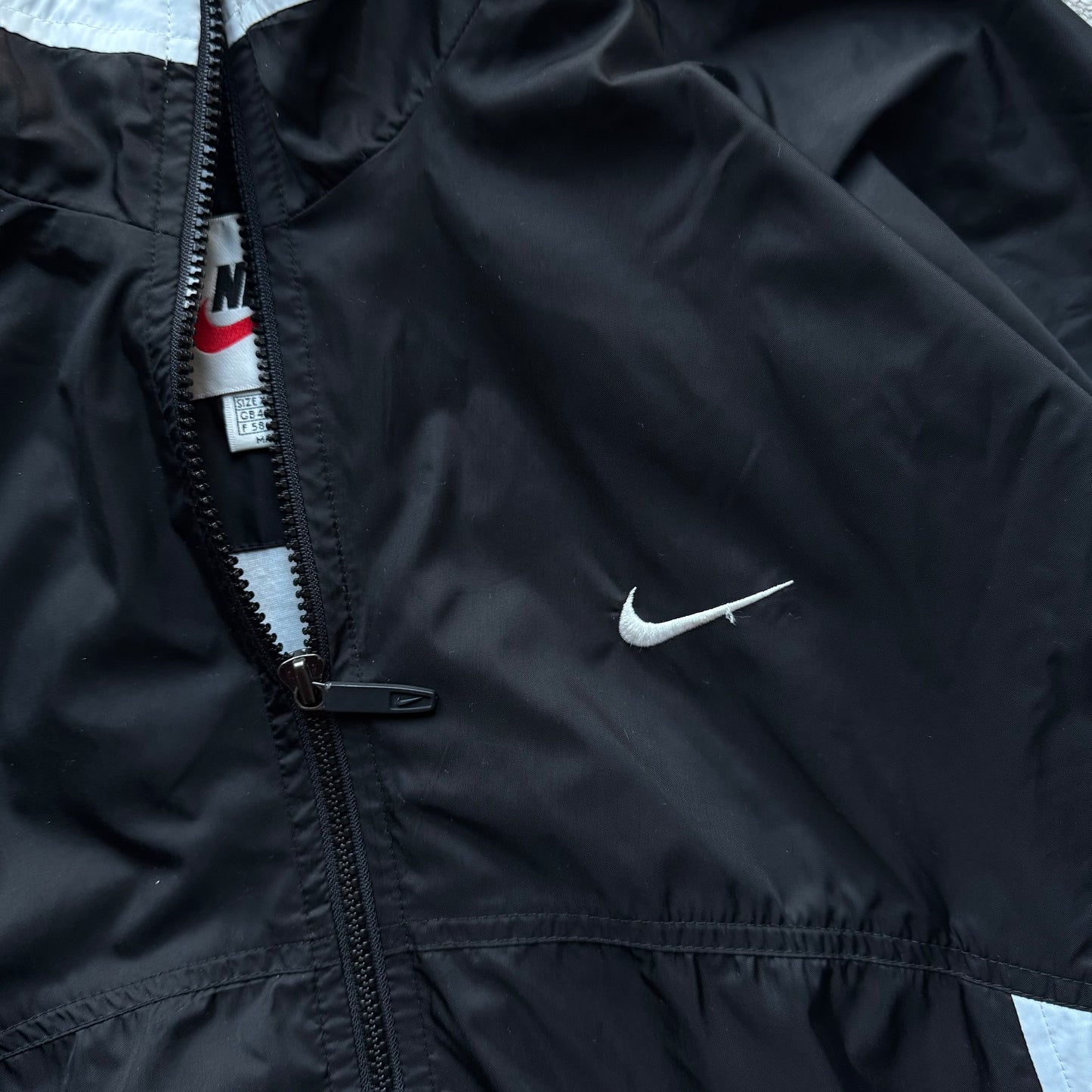 RARE 1990s Nike Track Jacket Black - (XL)