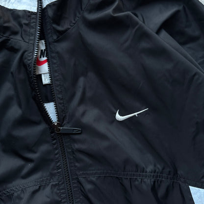 RARE 1990s Nike Track Jacket Black - (XL)