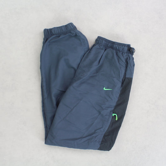 RARE Vintage 00s Nike Trackpants Grey - (XS)