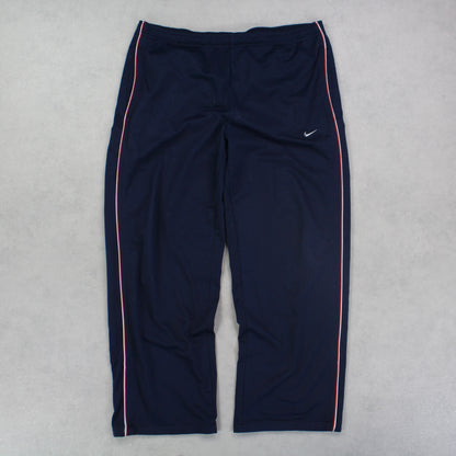 RARE 00s Nike Trackpants Navy - (L)