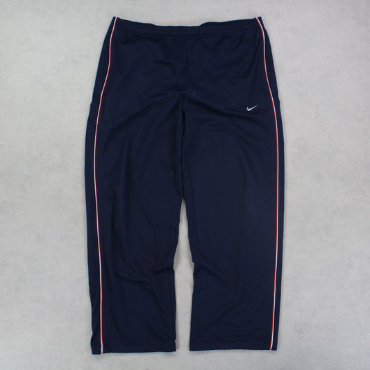 RARE 00s Nike Trackpants Navy - (L)