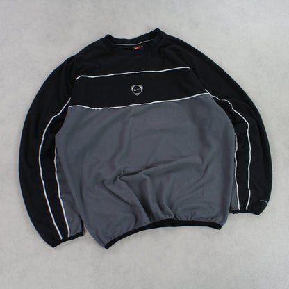 RARE 90s Nike Fleece Black - (L)