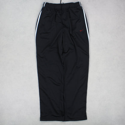 RARE Vintage 00s Nike Trackpants Black - (L)