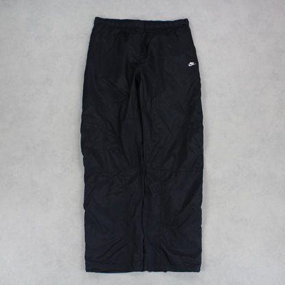 RARE Vintage 00s Nike Trackpants Black - (L)